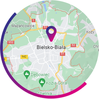 Bielsko-Biała - mapa