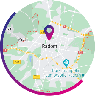 Radom - mapa