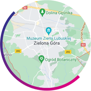 Zielona Góra - mapa