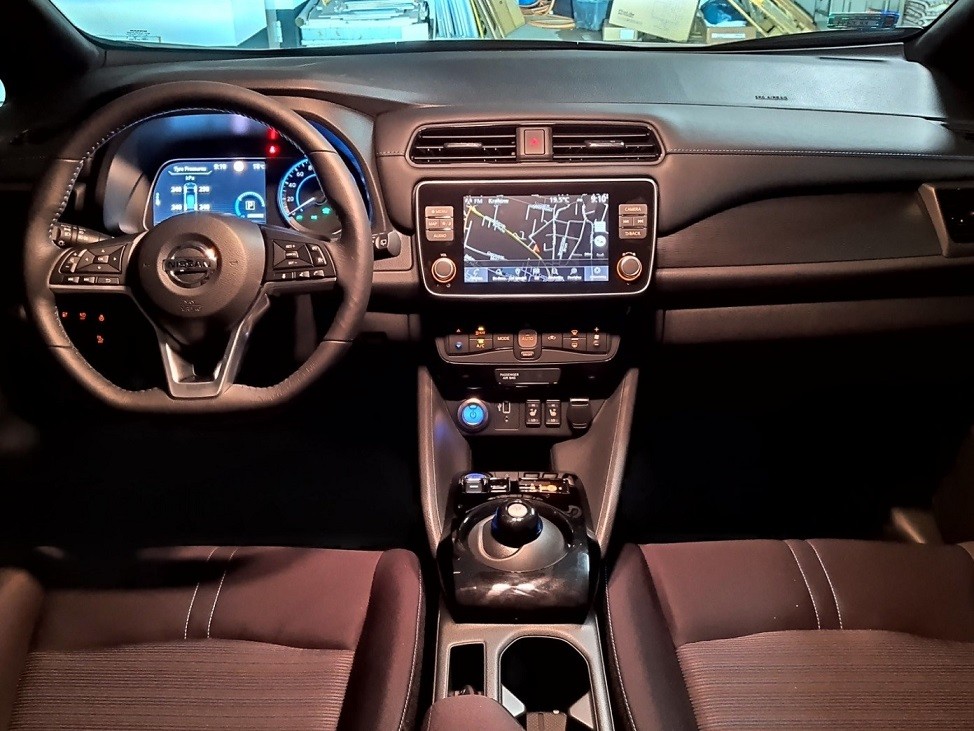 Wnętrze Nissana Leaf