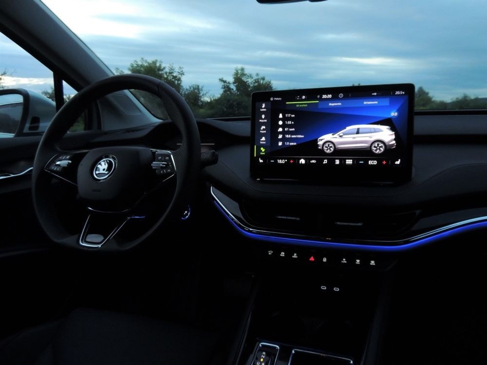 Skoda Enyaq iV - wnętrze