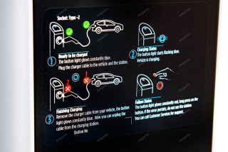 Ładowarka Vestel EVC02-3 informacja graficzna