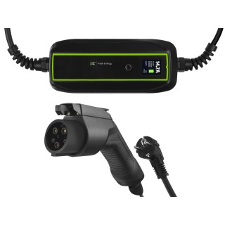 Ładowarka przenośna Green Cell EV PowerCable 3.6 kW Schuko Type 1 i wtyczka