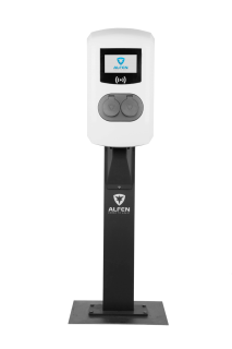 Stacja ładowania Eve Double Pro-line zamontowana na słupku